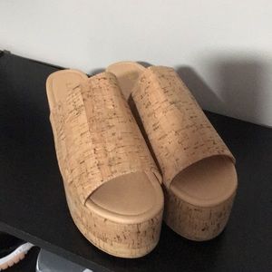 Cork Platform Sandals
